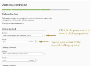 FSA ID challenge